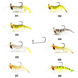 Remixon Ayu Shrimp 7.5cm 7.2gr Silikon Karides - 2