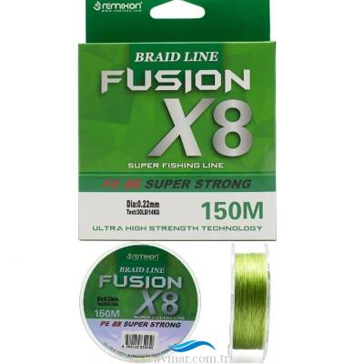 Remixon Fusion 150m X8 Green İp Misina - 1