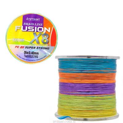 Remixon Fusion 600m X8 Multicolor İp Misina - 1