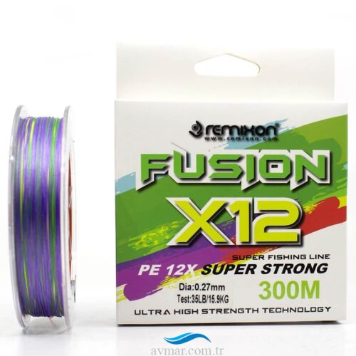 Remixon Fusion 300m X12 Multicolor Örgü İp Misina