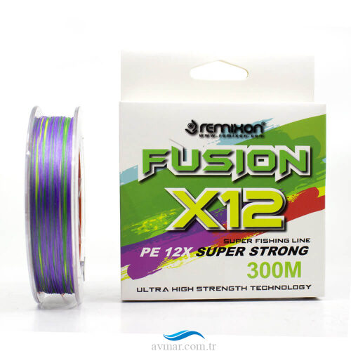 Remixon Fusion 300m X12 Multicolor Örgü İp Misina (1)