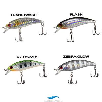 Ryuji Baby Minnow Sinking 5cm 4.5g Suni Yem - 3