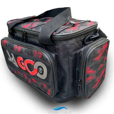 Sagoo Tackle Bag Red Camo Balıkçı Malzeme Çantası - 3