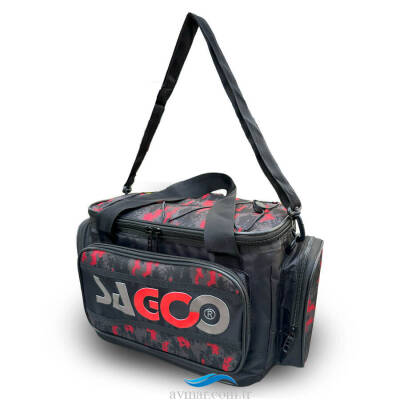 Sagoo Tackle Bag Red Camo Balıkçı Malzeme Çantası - 4