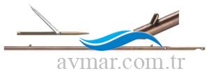 Salvimar 6,25mm Çift Kelebek Gül Diken Zıpkın Şişi