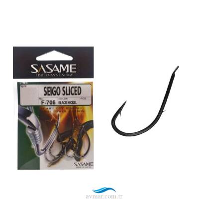 Sasame F-706 Seigo Sliced Black Nickel Olta İğnesi - 1