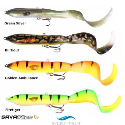 Savage Gear 3D Hard Eel Tail Bait 17cm 40g 1+2 Suni Yem - 1