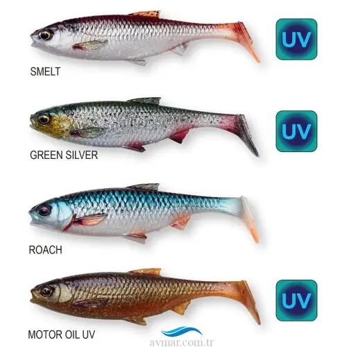 Savage Gear 3D River Roach 12cm 17gr Clear Water Mix 4lü (1)