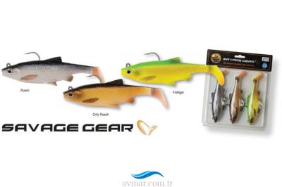 Savage Gear 3D Roach 10cm 18g 3 Adet Kit Silikon Yem - 1