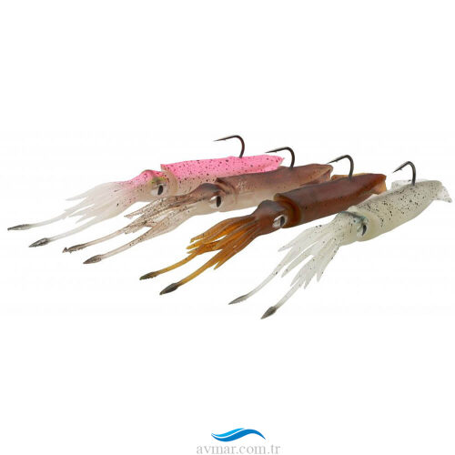 Savage Gear 3D TPE Swim Squid 95mm 10gr Silikon Sahte Yem (1)