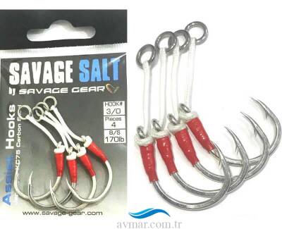 Savage Gear Asist Hook 4 Adet - 1