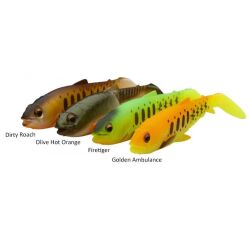 Savage Gear Craft Cannibal Paddletail 10.5cm 12gr Dark Water Mix 4lü - 1