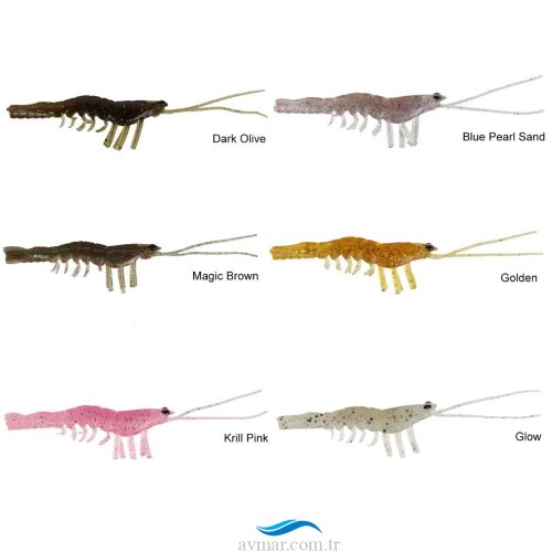 Savage Gear LB Manic Shrimp 6.6cm Silikon Karides Yem