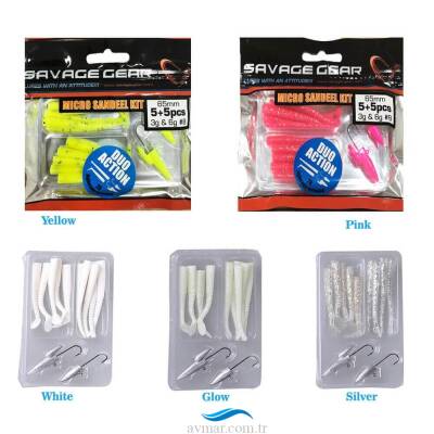 Savage Gear Lrf Micro Sandeel Kit Silikon Yem - 1