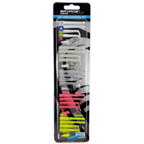 Savage Gear LRF Mini Sandeel Kit 25 Adet Silikon Yem