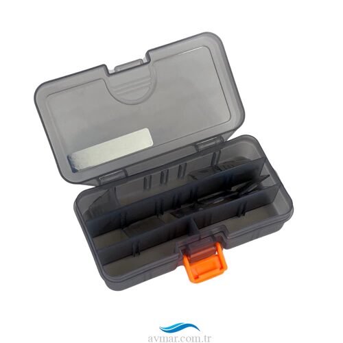 Savage Gear Lurebox 1B Smoke 13.8X7 7X3.1cm Sahte Balık Kutusu (1)