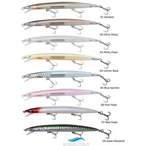 Savage gear Sandeel Jerk Minnow 17,5cm 25g Maket Sahte Yem