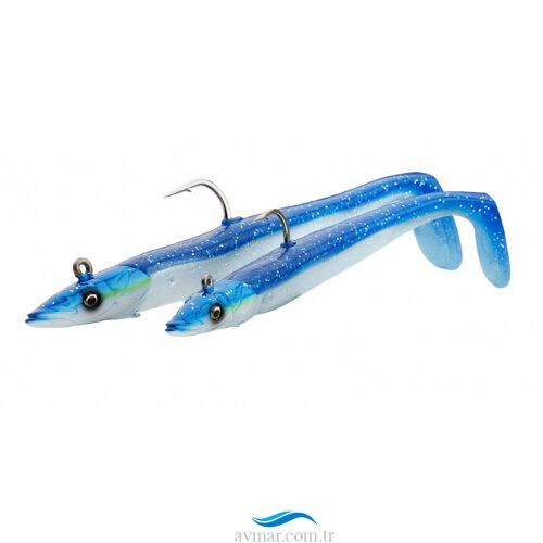 Savage Gear Sandeel V2 14cm 33gr 2+1 Silikon Yem (1)