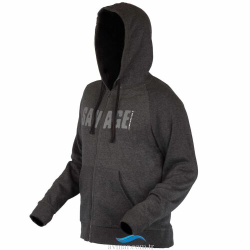 Savage Gear Simply Savage Fermuarlı Kapüşonlu Sweatshirt