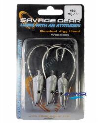 Savage Gear Sandeel Jighead Weedless 29g No5/0 - 2