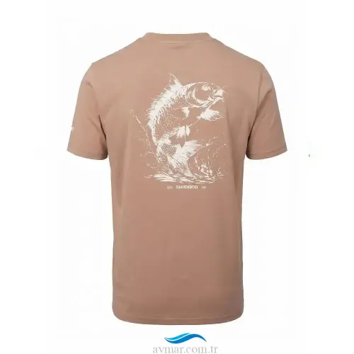 Shimano Brown Carp Tshirt (1)