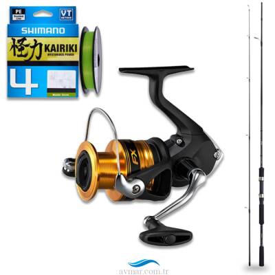 Shimano Fx 2500Fc + Shimano Fx Xt 240cm 10-30g Olta Seti - 1