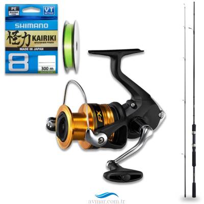 Shimano Fx 4000Fc + Shimano Fx Xt 270cm 10-30g Spin Olta Seti - 1