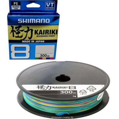 Shimano Kairiki 8 300m Multicolor İp Misina - 1