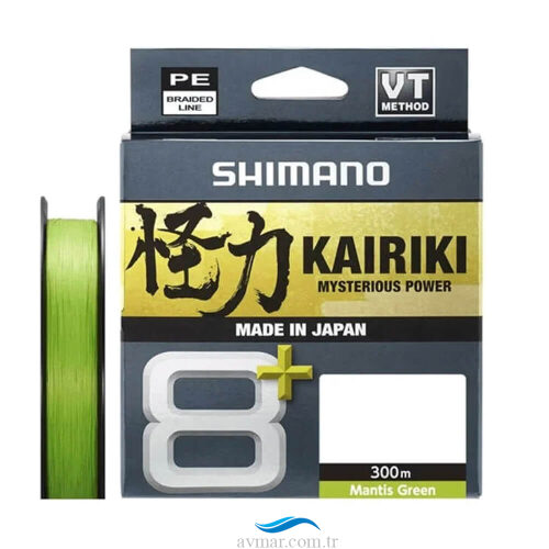 Shimano Kairiki Plus 8+ 300m Mantis Green Örgü İp Misina