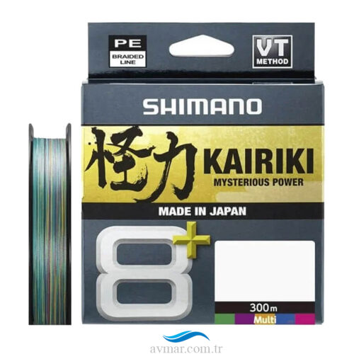 Shimano Kairiki Plus 8+ 300m Multicolor Örgü İp Misina