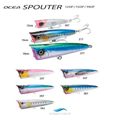 Shimano Ocea Spouter 120F Maket Balık - 1