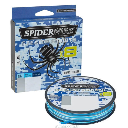 SpiderWire Stealth Smooth X8 Pe Braid 300m Blue Camo İp Misina
