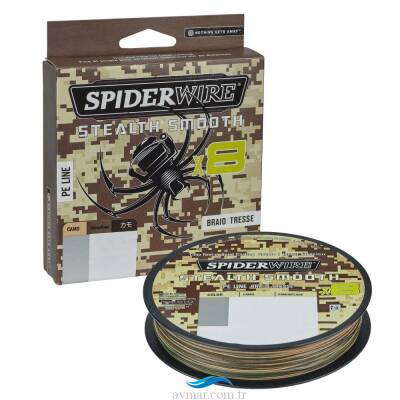 SpiderWire Stealth Smooth8 x8 Pe Braid 300m Camo İp Misina - 1