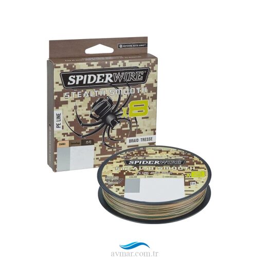 SpiderWire Stealth Smooth X8 Pe Braid 300m Camo İp Misina