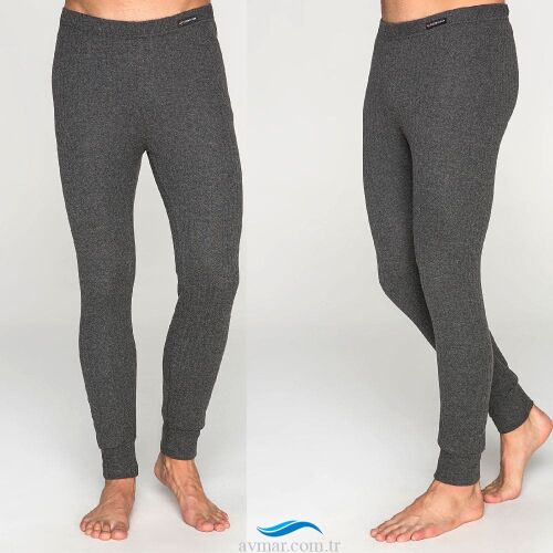 Thermoform Soft Unisex Termal Alt İçlik Antrasit (1)