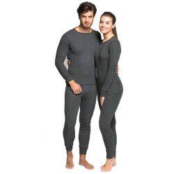 Thermoform Soft Unisex Termal İçlik Set Antrasit - 1