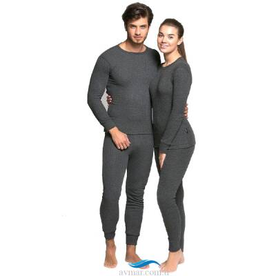 Thermoform Soft Unisex Termal İçlik Set Antrasit - 1