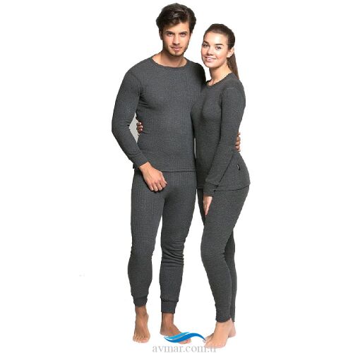 Thermoform Soft Unisex Termal İçlik Set Antrasit