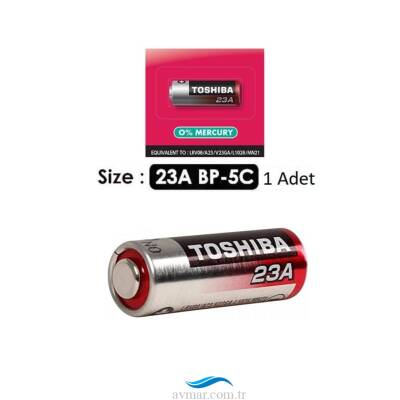 Toshiba 23A BP 12V Alkalin Pil 1Adet - 1