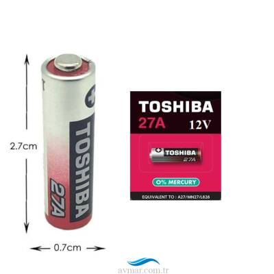 Toshiba 27 A BP Alkalinli Pil - 1