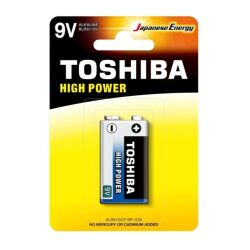 Toshiba 6LR61 High Power Alkalin 9V Pil 1li - 1