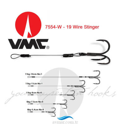 Vmc 7554 Stinger Üçlü İğne Çelik Telli Takım - 1