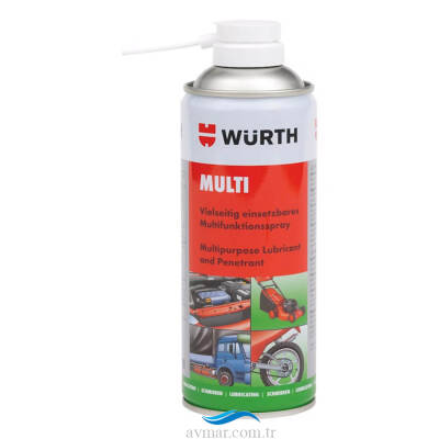 Würth Multi Çok Amaçlı Bakım Yağı Sprey 400 Ml - 1