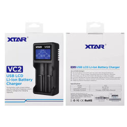 Xtar VC2 Lcd Ekranlı Li-ion Pil Şarj Cihazı 2li - 3