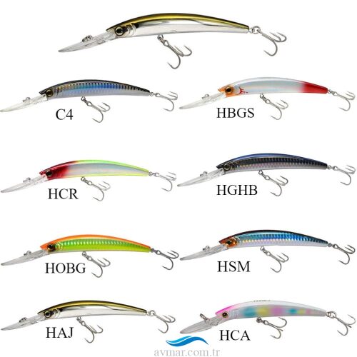 Yozuri Crystal Minnow Floating Deep Diver 9cm 9.5gr Sahte Balık R1134 (1)