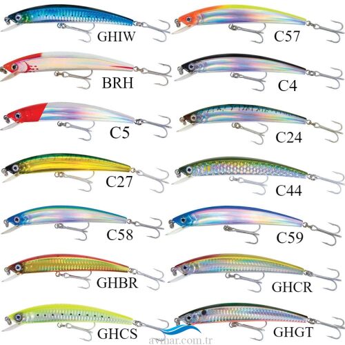 Yozuri Original Crystal Minnow Floating 11cm Sahte Balık F7